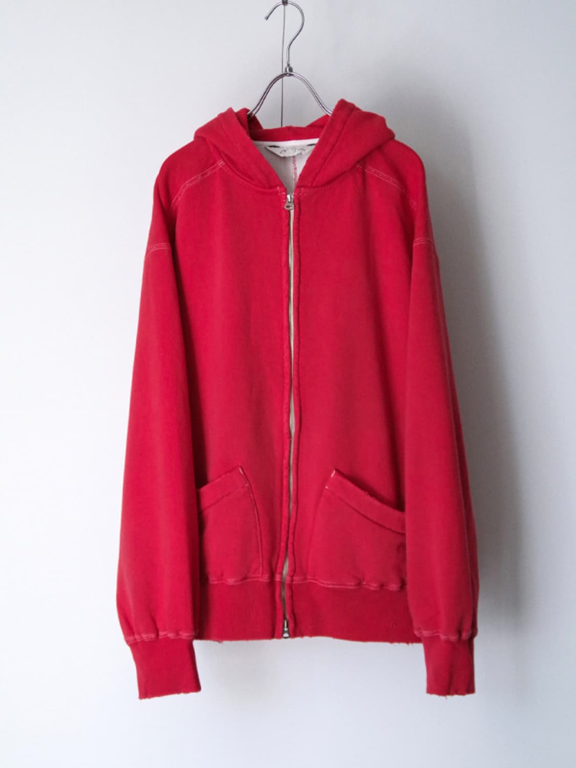 [1] Ancellm Zip Up Hoodie _ Red 상품이미지1