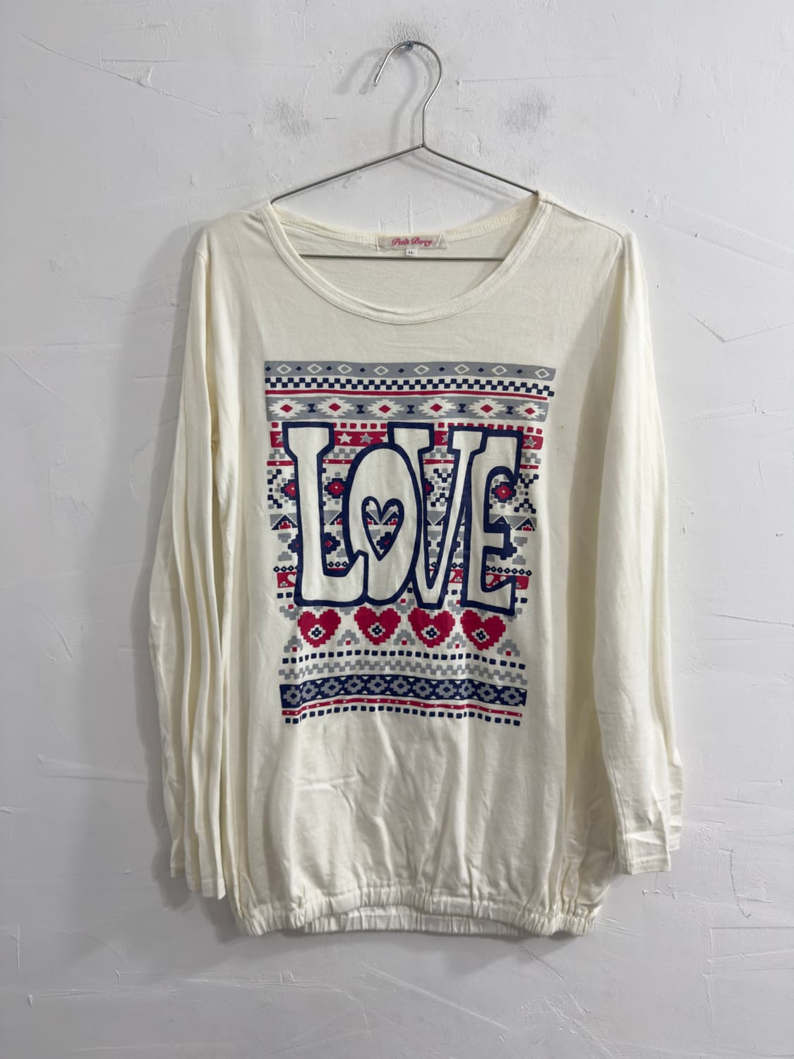 love hippie printing longsleeve 상품이미지3