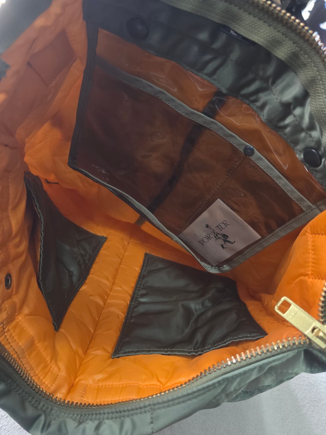 요시다포터 탱커 2way 헬맷뱃 세이지그린 상품이미지8