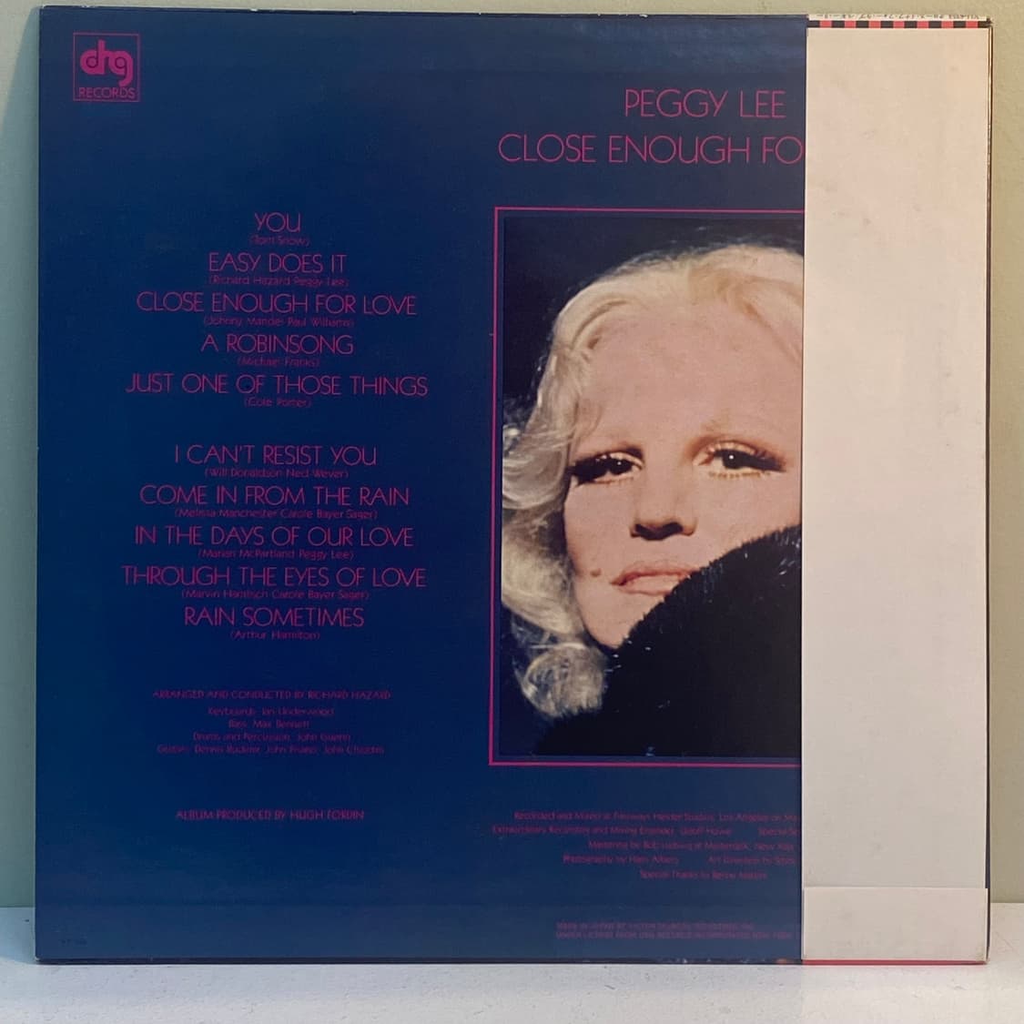 (LP) Peggy Lee -Close Enough For Love 상품이미지2