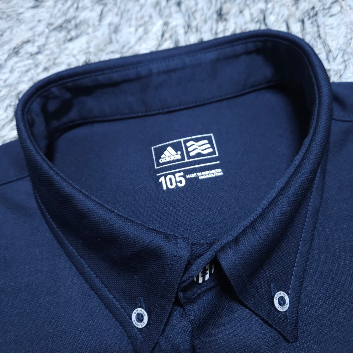 아디다스골프)105 남자 남색 쿨맥스 골프남방 / 왕눈이샵 상품이미지9
