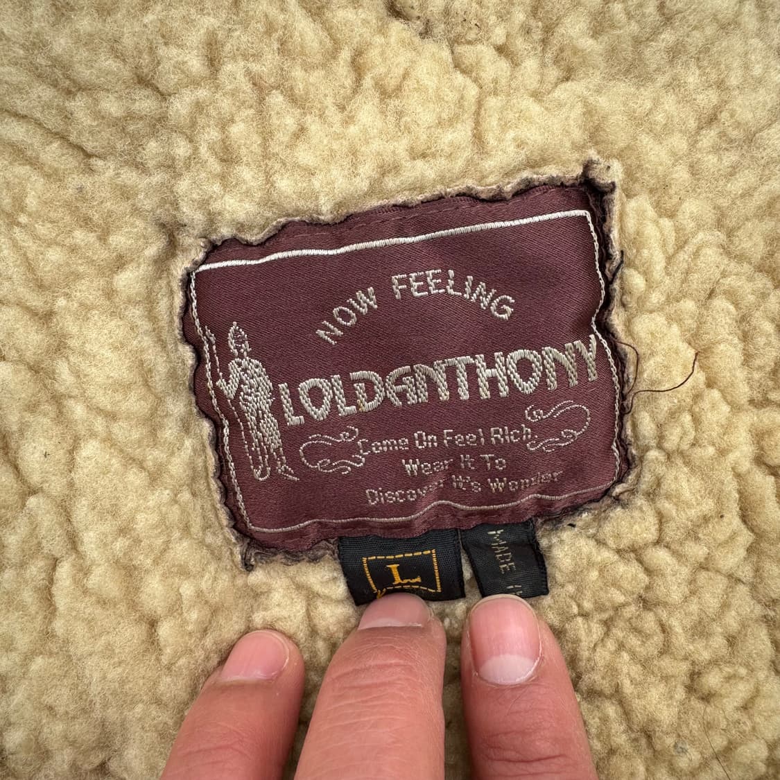 [L] 양가죽 양털 B-3 무스탕 무통자켓 상품이미지7