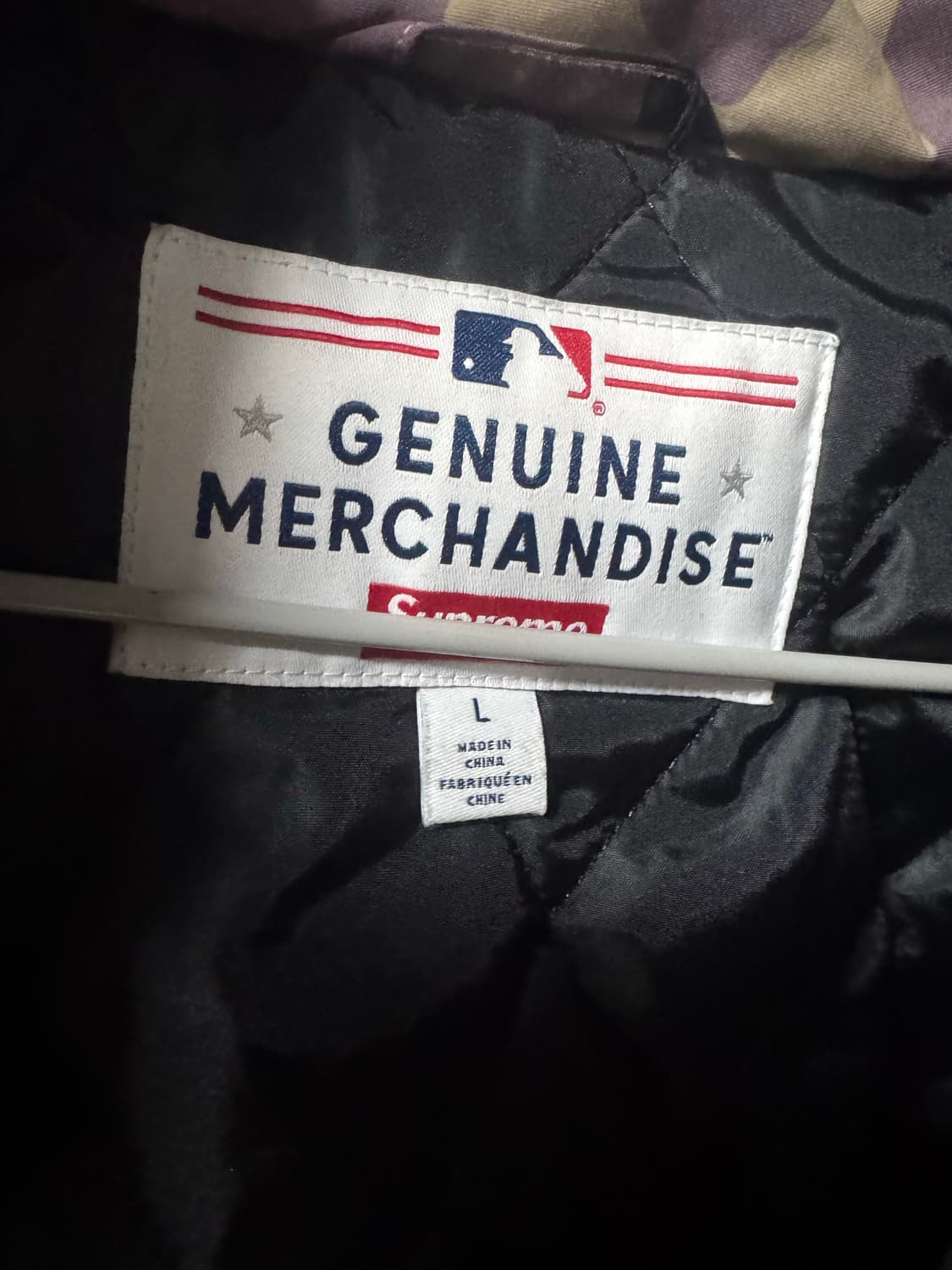 슈프림 x 시카고 화이트 삭스 스타디움 자켓 핑크 카모 상품이미지4