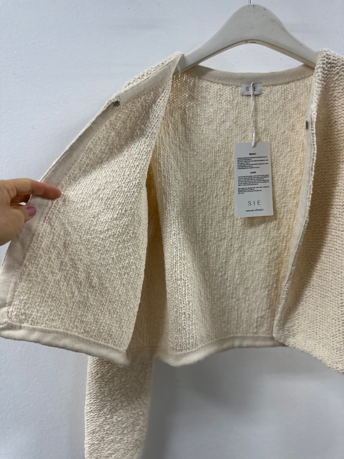 택달린 새상품 SIE 시에 니트가디건 Free 상품이미지3