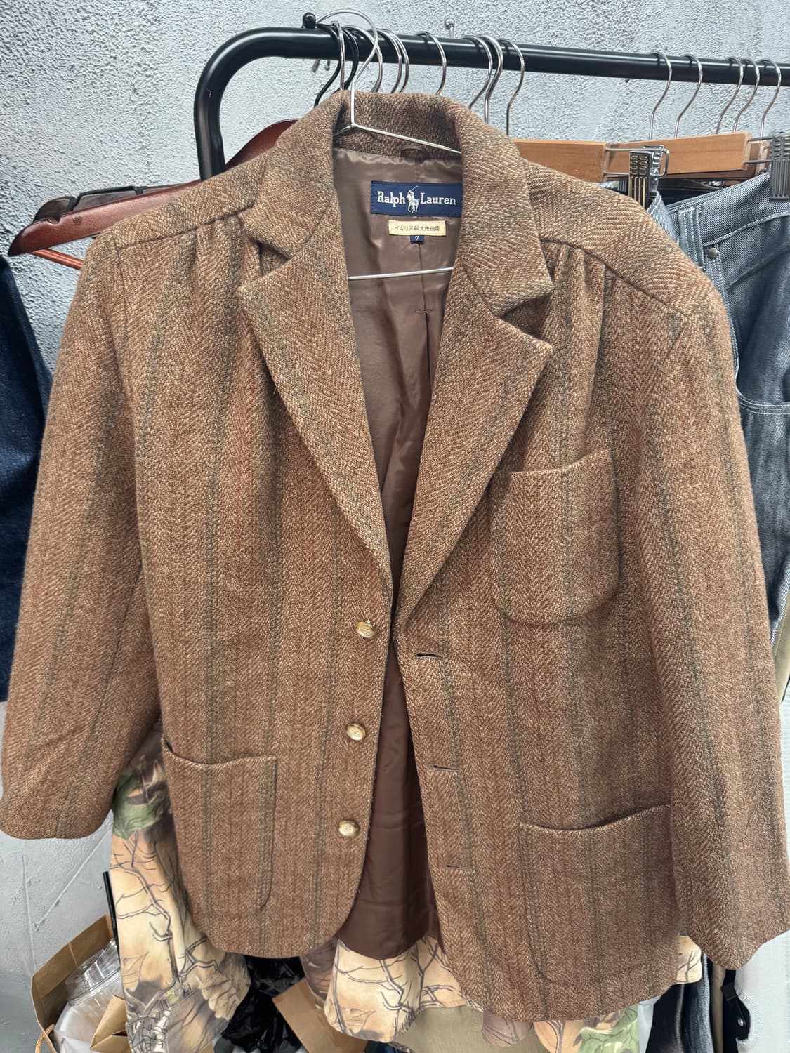 폴로 빈티지 블루라벨 모직 마이 자켓 여성 55반 까지추천 상품이미지1