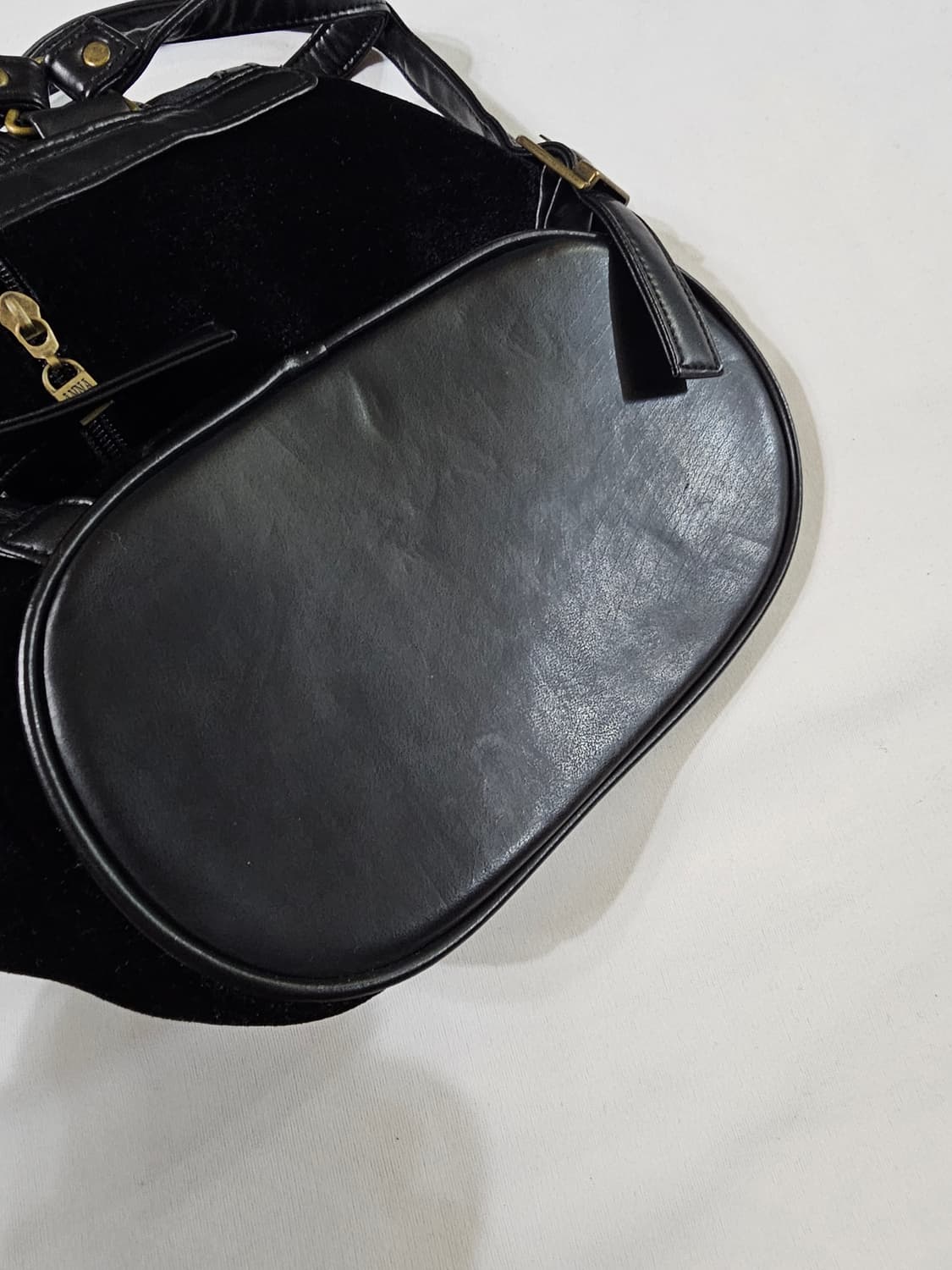 ANNA SUI 안나수이 빈티지 벨벳 벨로아 복조리 백팩 상품이미지6