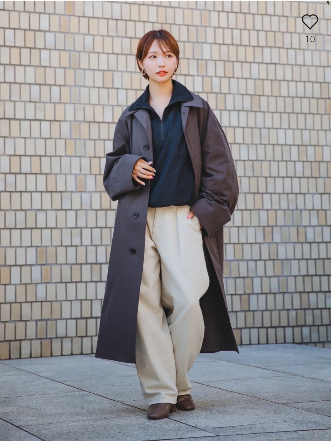 유니클로U 오버사이즈 싱글브레스트코트  상품이미지8