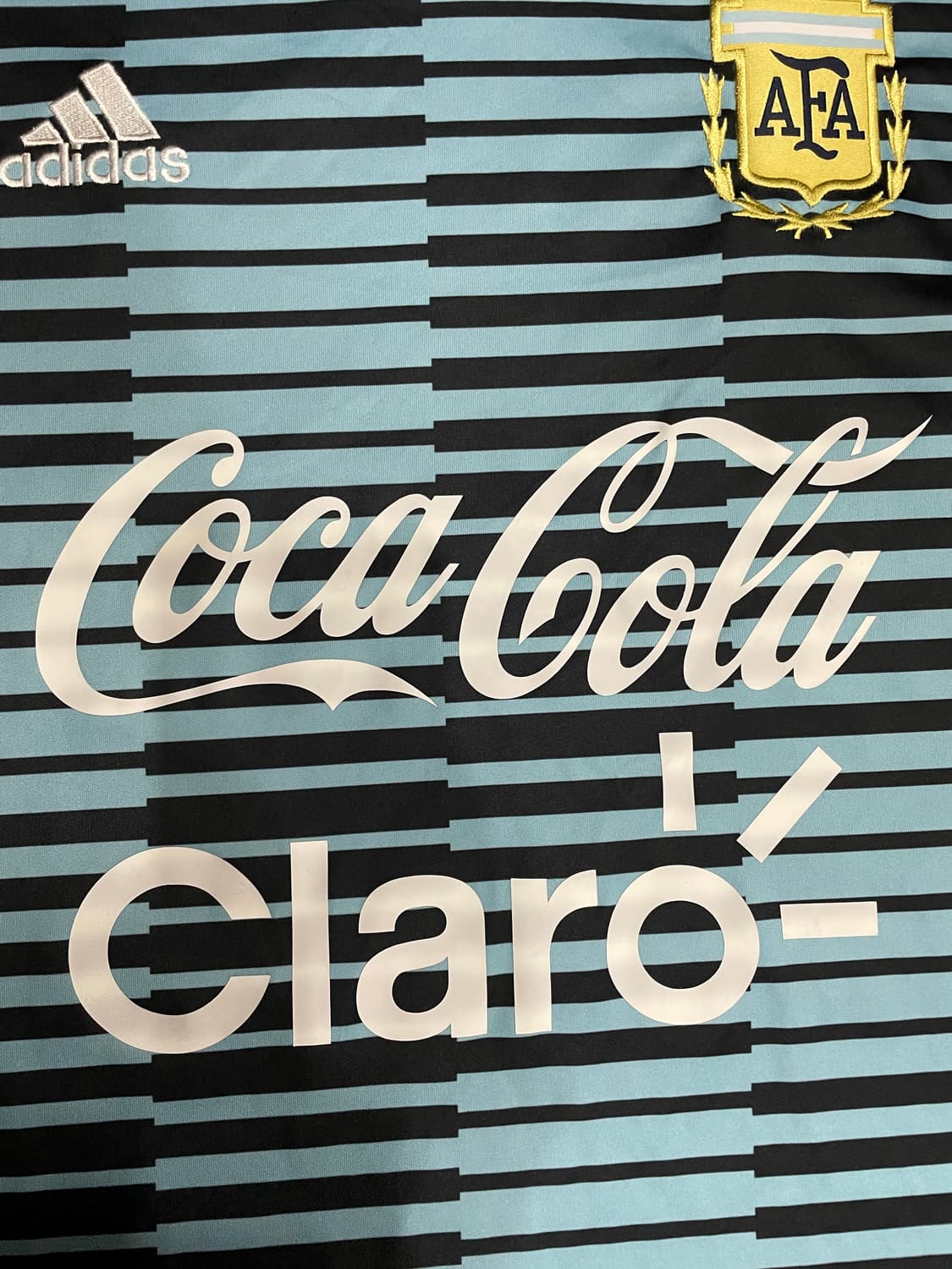 2018 아디다스 아르헨티나 프리매치 반팔 져지 유니폼 상품이미지4