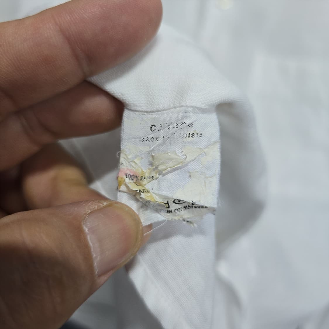 엠포리오 아르마니 리넨 텍스처 긴팔 셔츠 L 상품이미지6