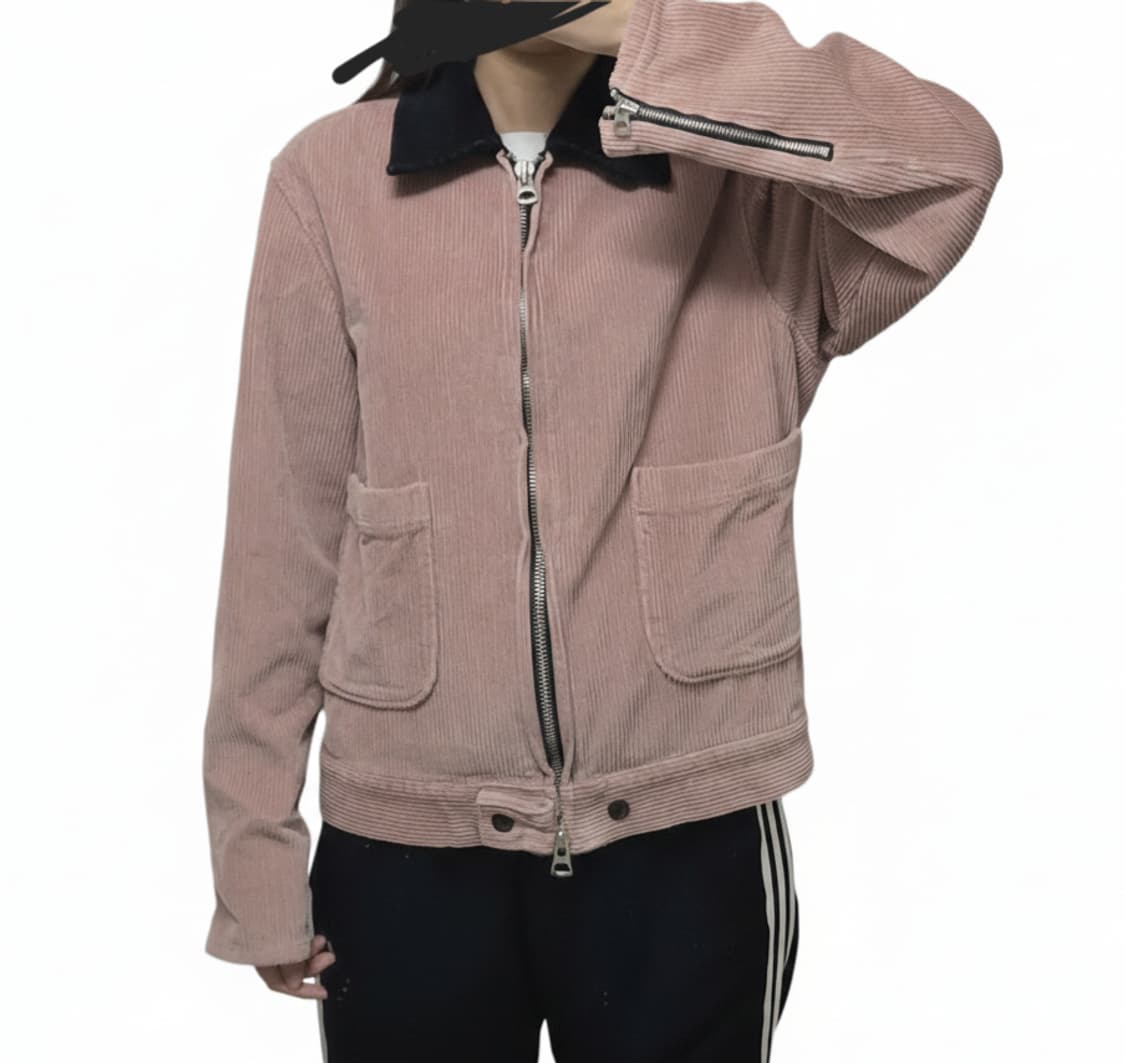 앤더슨벨 인디핑크 코듀로이 집업 자켓/백로고 상품이미지1