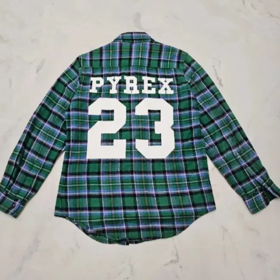 폴로 버질아블로 파이렉스 오프화이트 Rugby 체크 셔츠 95~100 상품이미지2