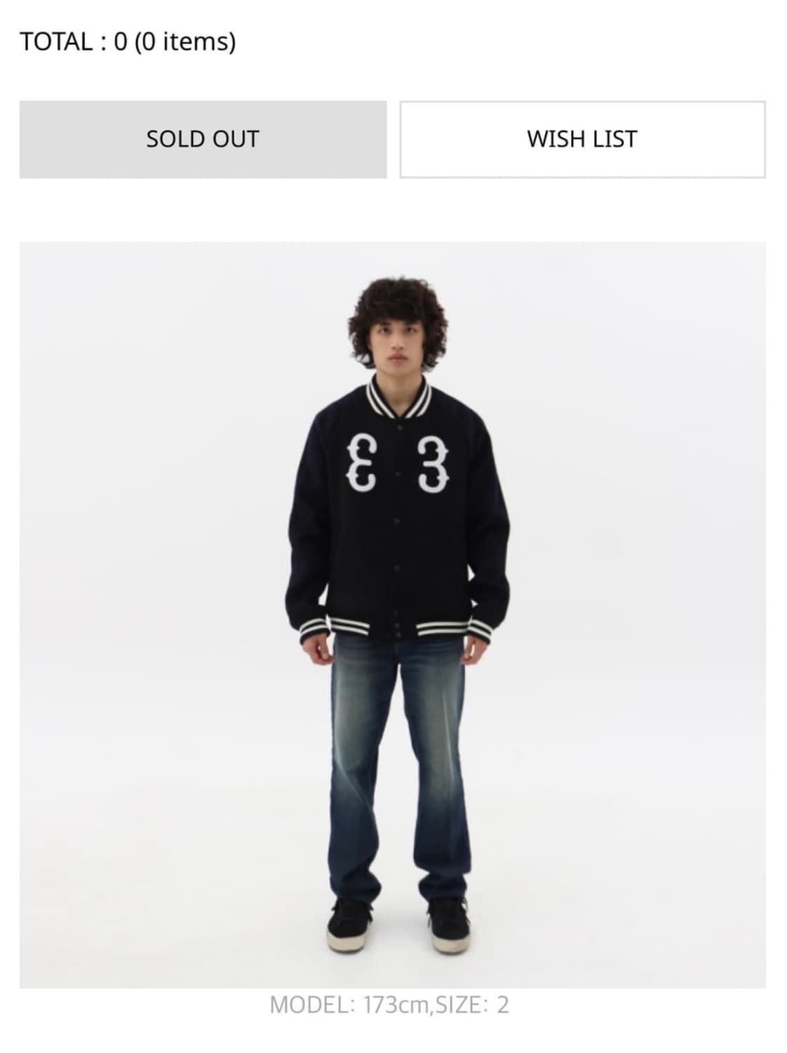 사파리스팟 ARROWS VARSITY JACKET (BLACK/NAVY) 상품이미지2