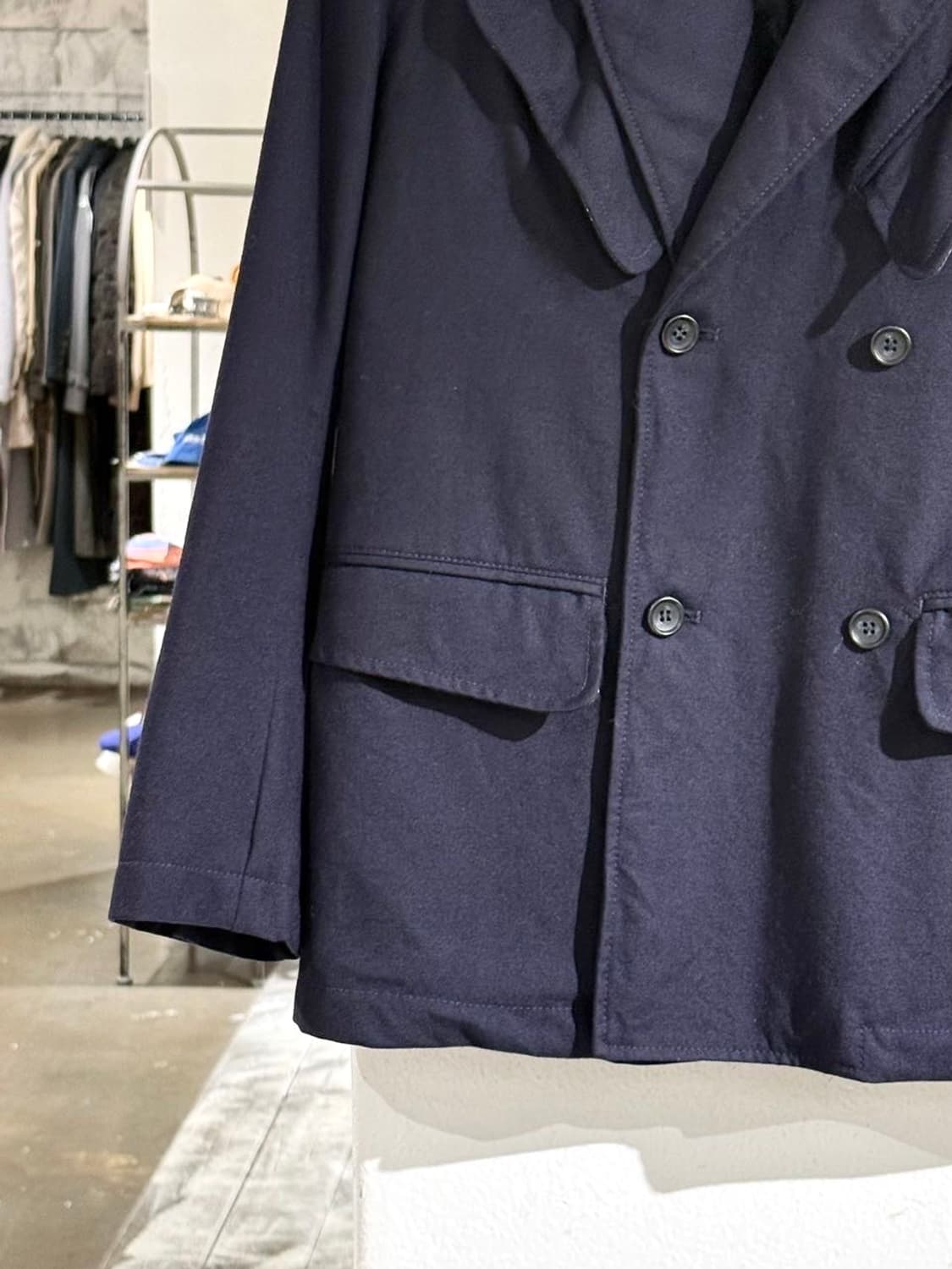 엔지니어드 가먼츠 네이비 더블 브레스티드 자켓 상품이미지4