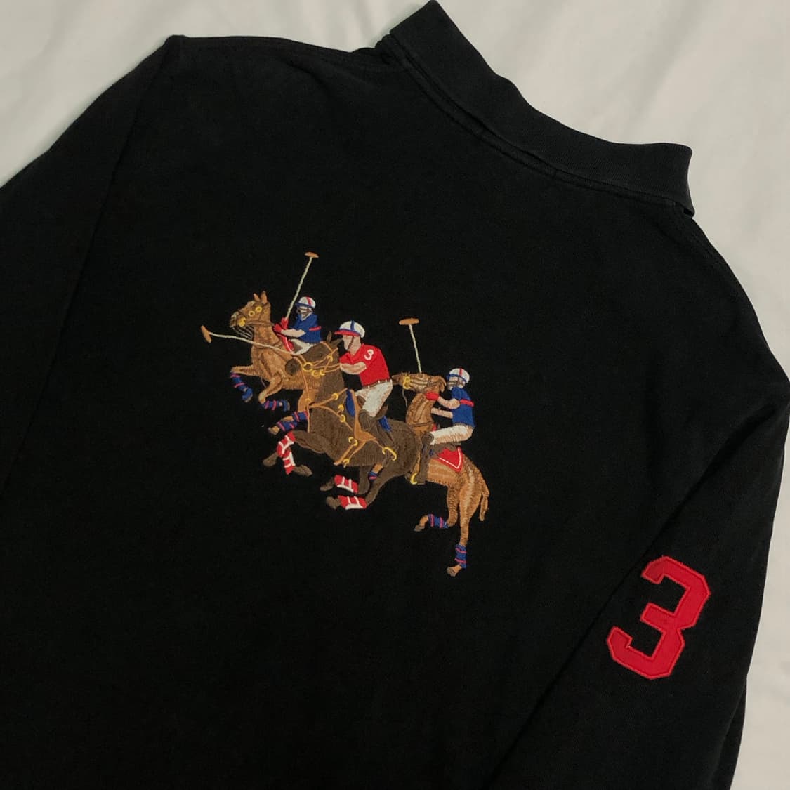 폴로 랄프로렌 트리플 빅포니 블랙 PK 카라티 상품이미지1