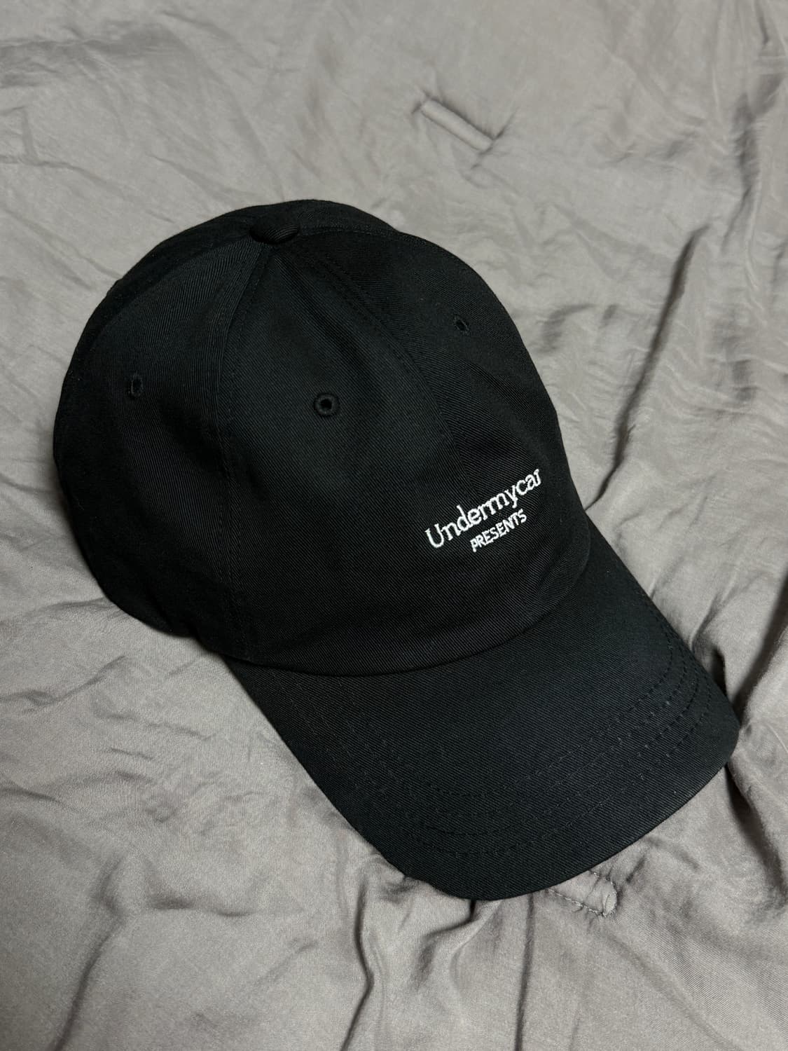 언더마이카 Mu.17 안티 Fxxking 로고 볼캡 블랙 상품이미지4