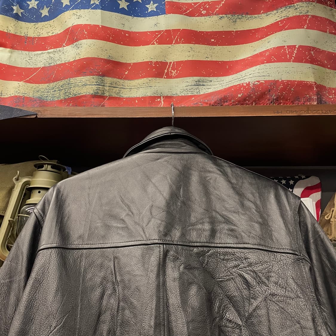 빈티지 플라이트 A2 소가죽 리얼 레더 자켓 상품이미지4