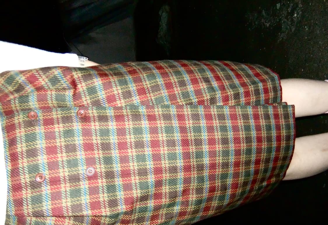 디올 스포츠 체크 미디 스커트 상품이미지6