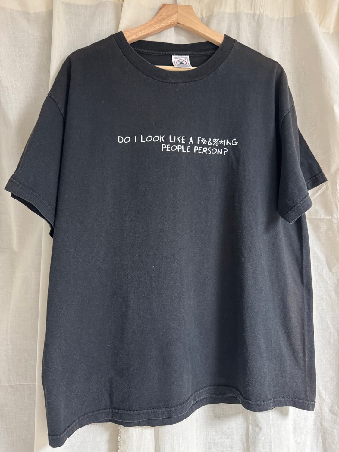 00s 빈티지 / 빈티지메세지 티셔츠 XL / 델타프로웨이트 제작 상품이미지2