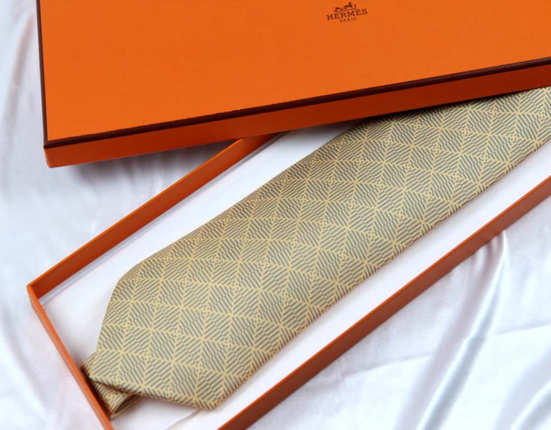 에르메스 9.1cm S등급 남자 명품 넥타이 상품이미지2