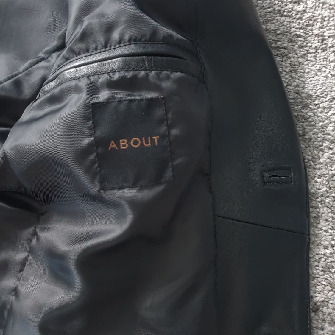 [무료배송] ABOUT 레더 자켓 상품이미지5