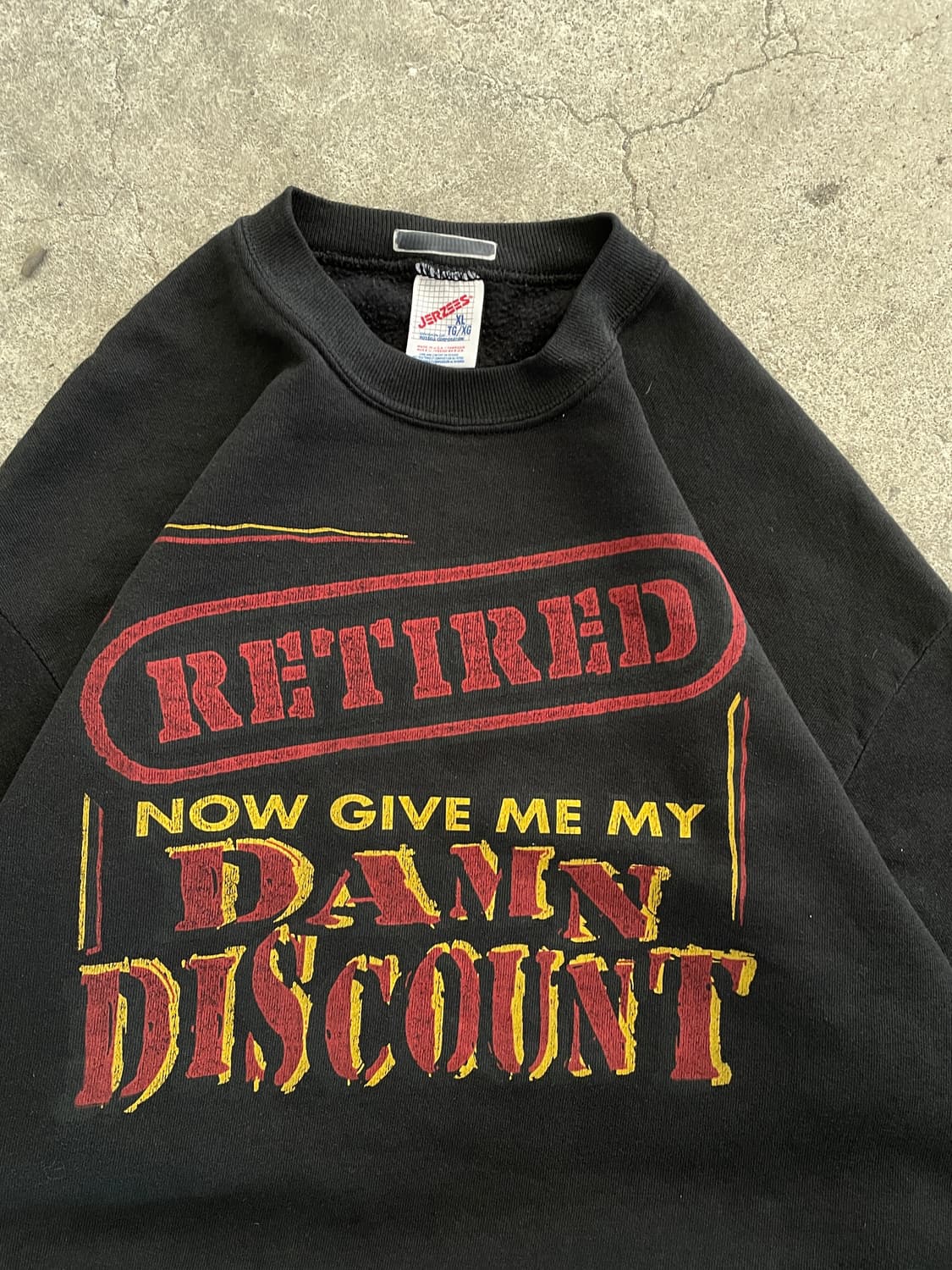 80-90s Jerseys ’Retired‘ Sweatshirt 상품이미지4