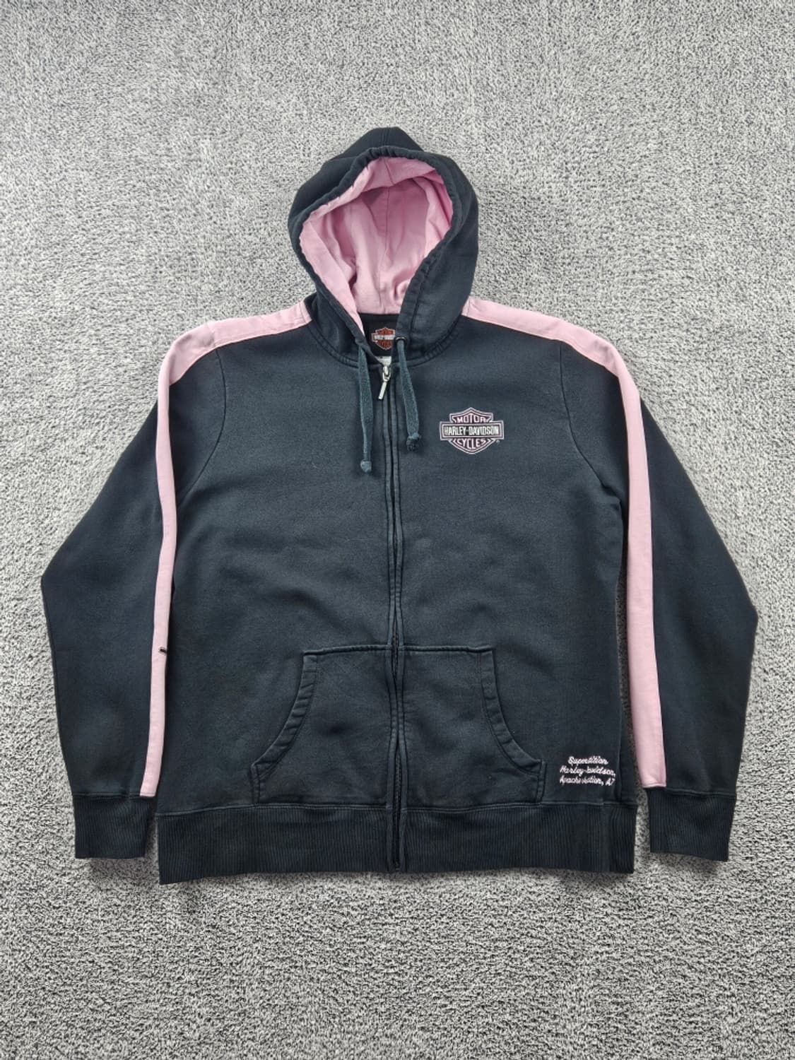 할리데이비슨 사이드 트랙 라인 후드 집업 ( XL ) / 11145 상품이미지2