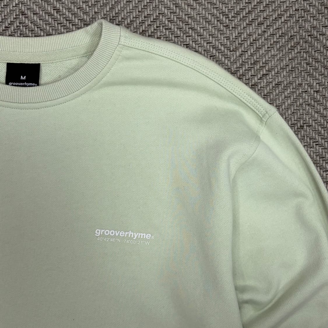 그루브라임 백프린팅 로고 맨투맨 v1057 상품이미지7