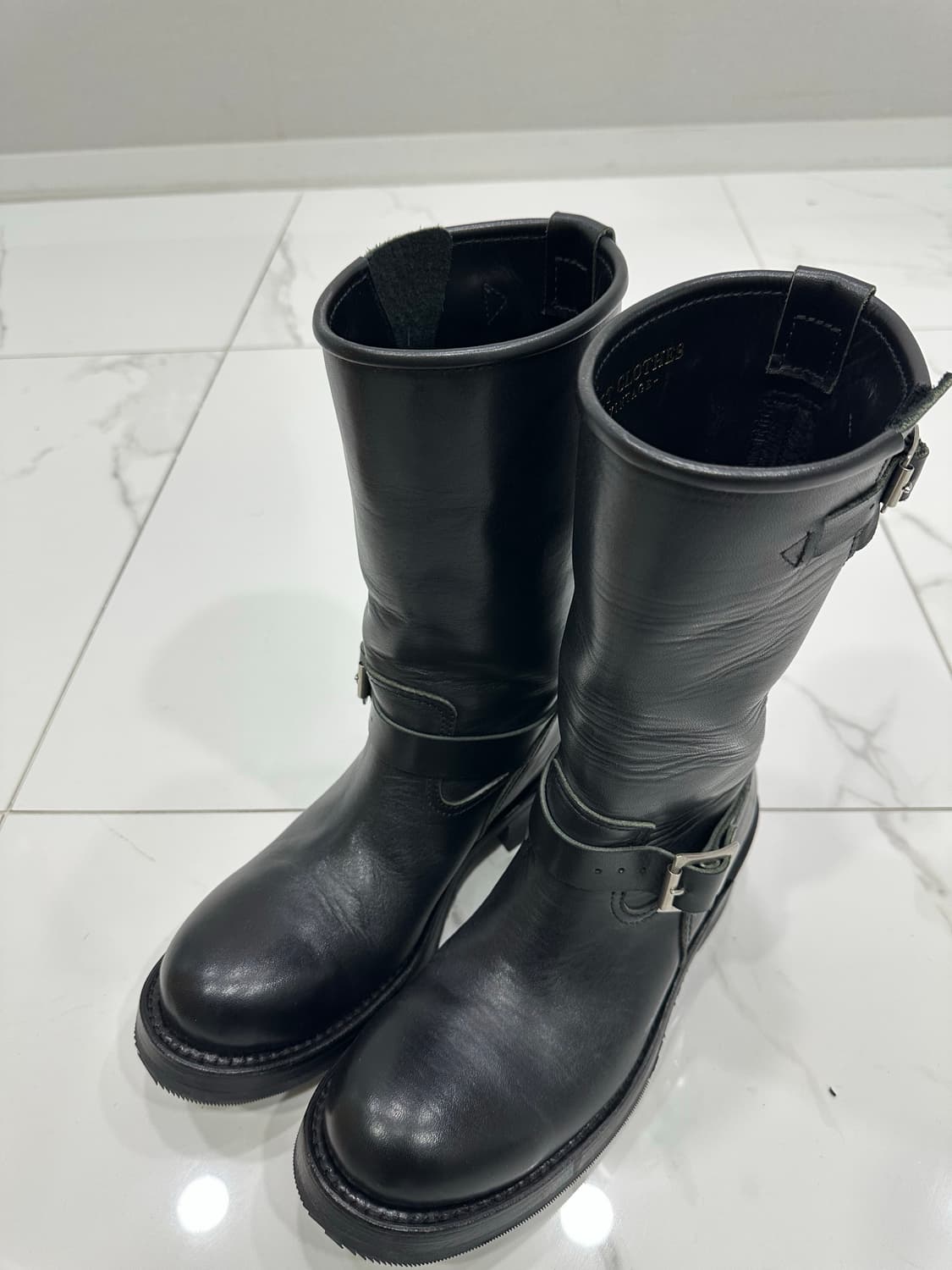 어딕트클로즈 홀스하이드 엔지니어 부츠 7.5D 상품이미지1