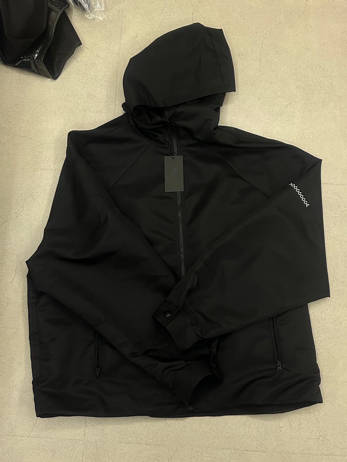 준느 바람막이 NYLON BLACK M사이즈 해 상품이미지1