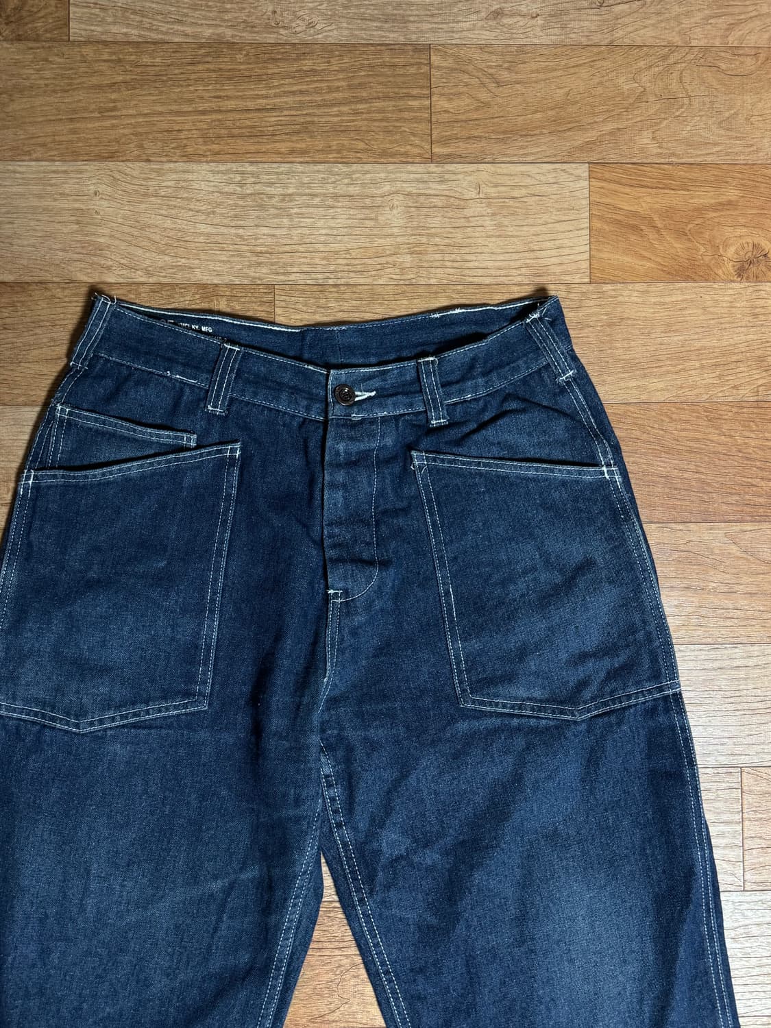 Ymcl ky 퍼티그 데님 팬츠 상품이미지2