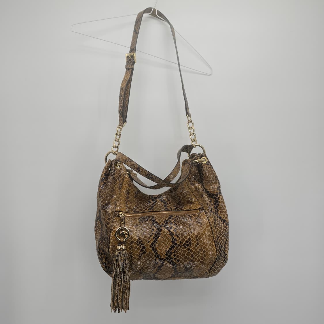 20S MICHAEL KORS 파이톤 엠보 호보백 상품이미지7