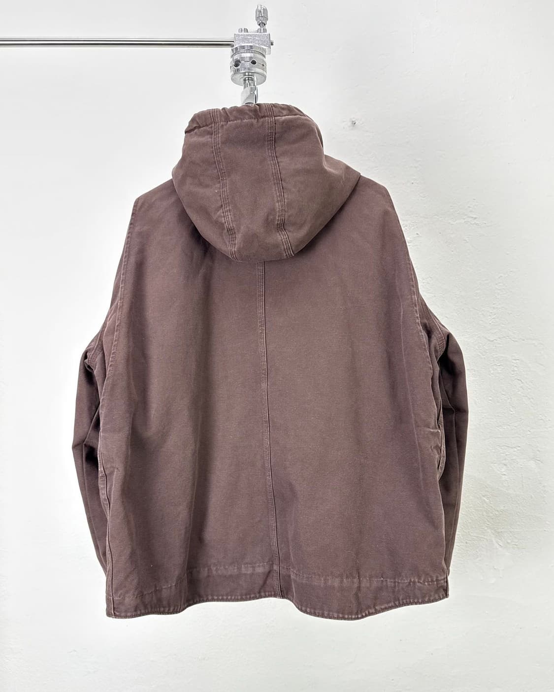 칼하트 다크 브라운 덕 캔버스 퀼팅 워크 후디 자켓 상품이미지6