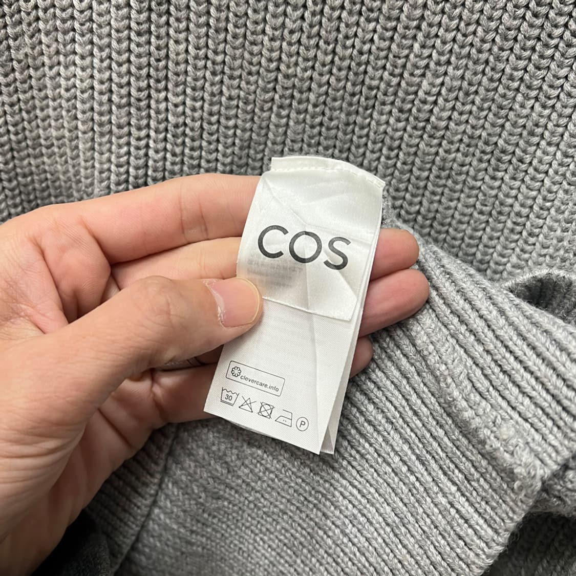 COS 코스 우먼 하프 집업 울 니티드 해외 S 상품이미지4