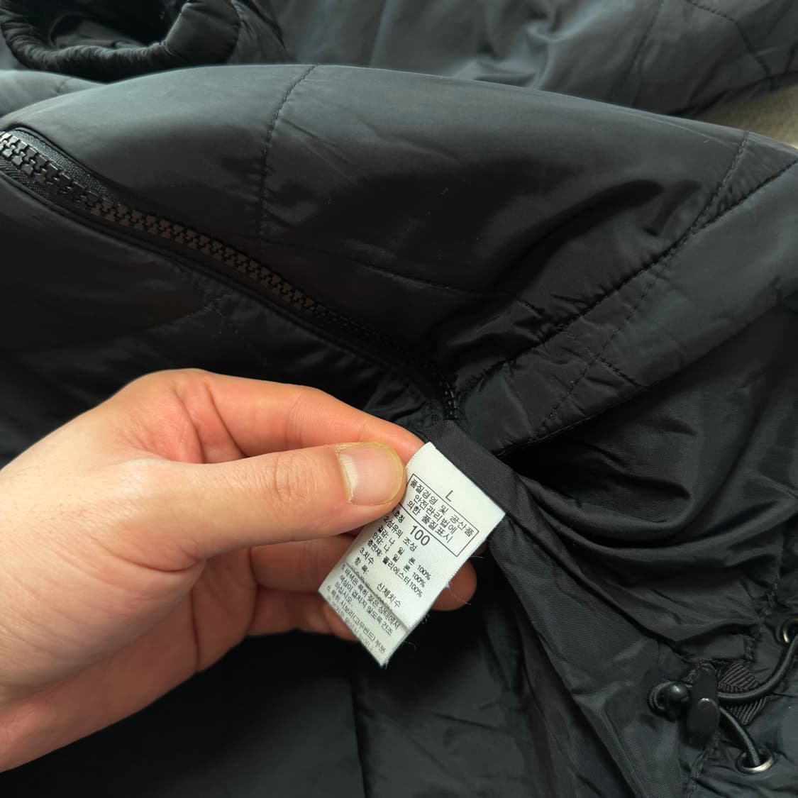 노스페이스 다이아몬드 퀄팅 경량패딩 상품이미지3