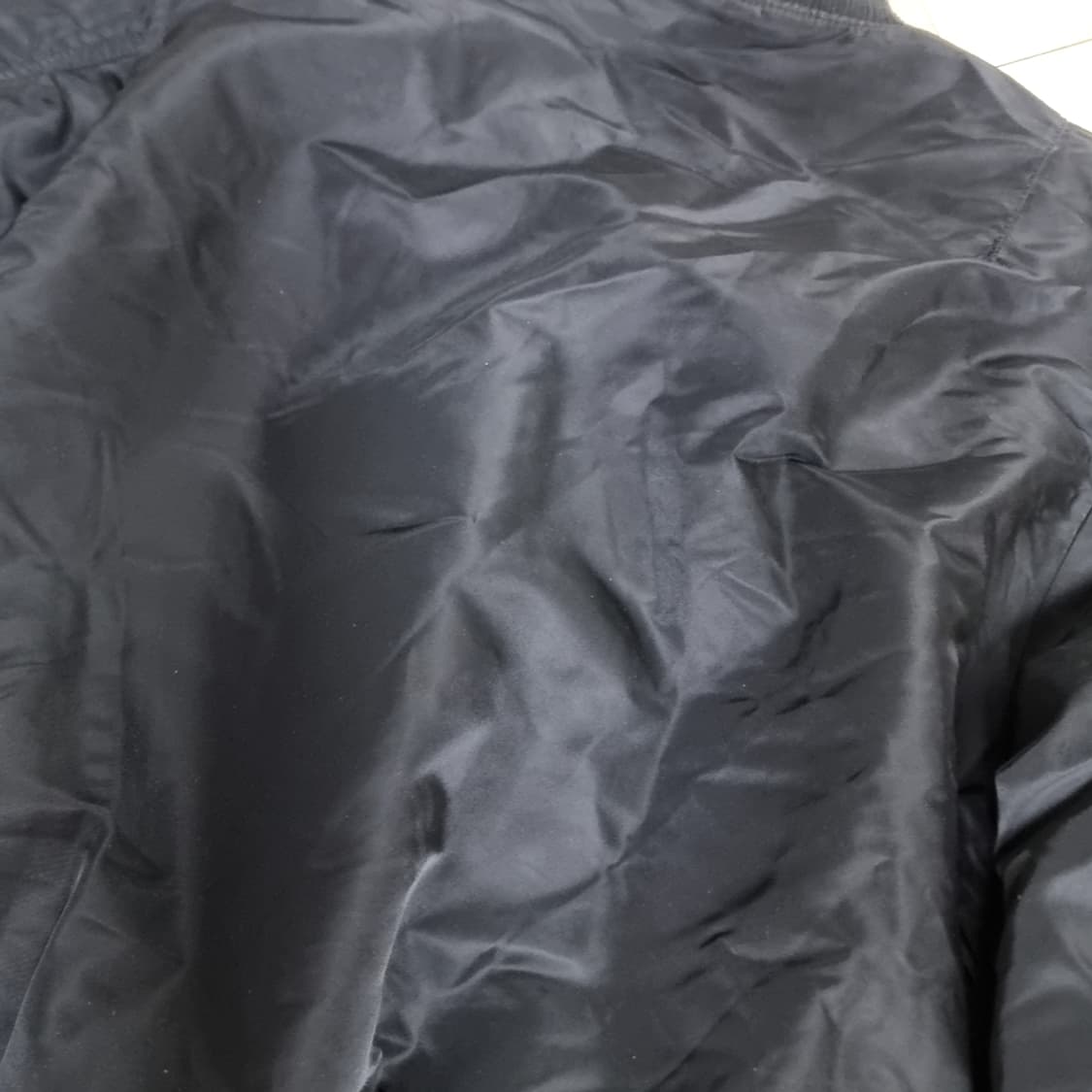 알파인더스트리 블랙 MA-1 항공 점퍼 오렌지 안감(라지) 상품이미지4