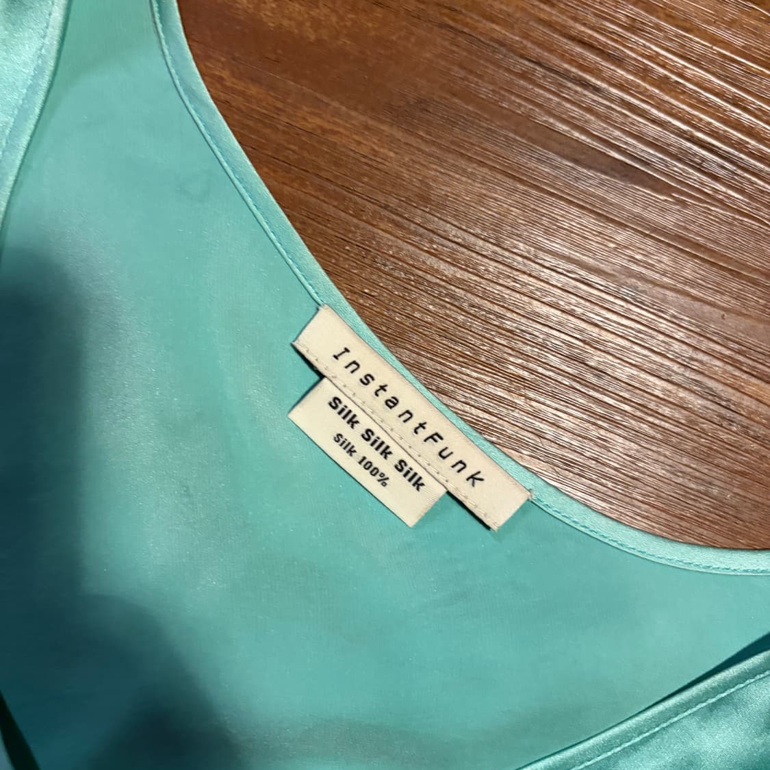 INSTANT FUNK SILK MINT Top 상품이미지2