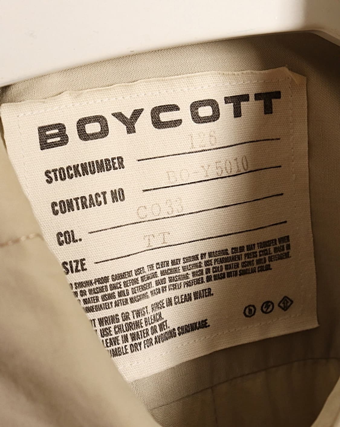 BOYCOTT Quilted Cotton Shirts 상품이미지5