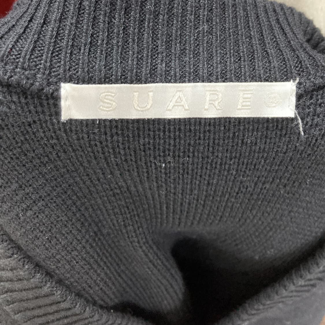 SUARE 수아레 남성니트가디건 블랙 100  상품이미지4