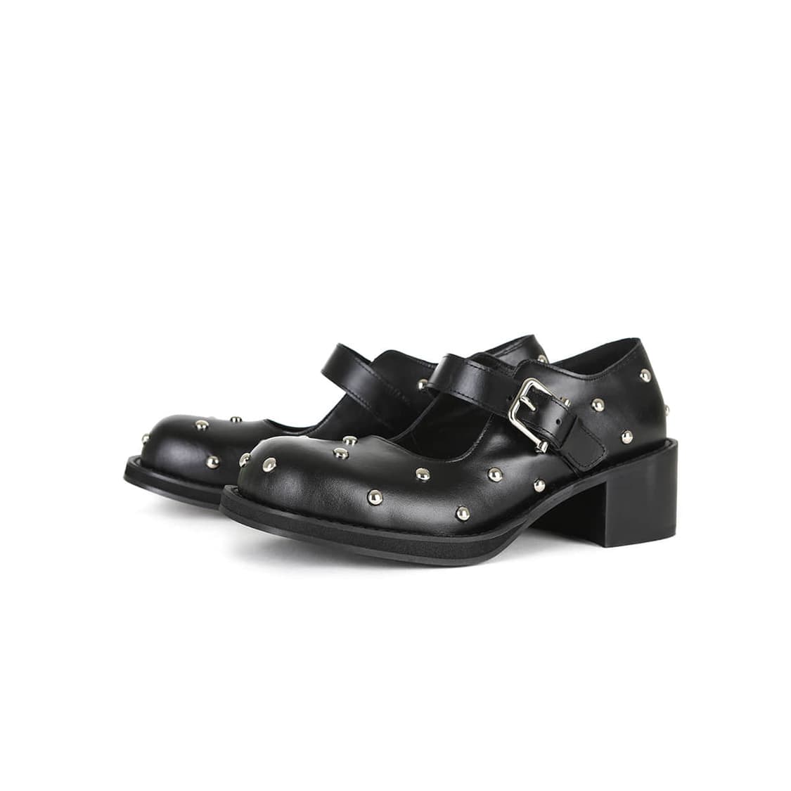 오소이 블랙 스터드 메리제인  상품이미지1
