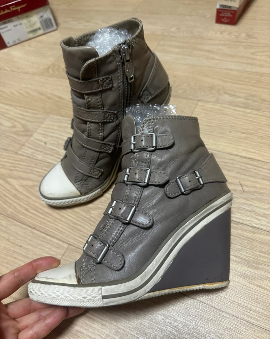 Ash 웨지힐 스니커즈 35사이즈 상품이미지4