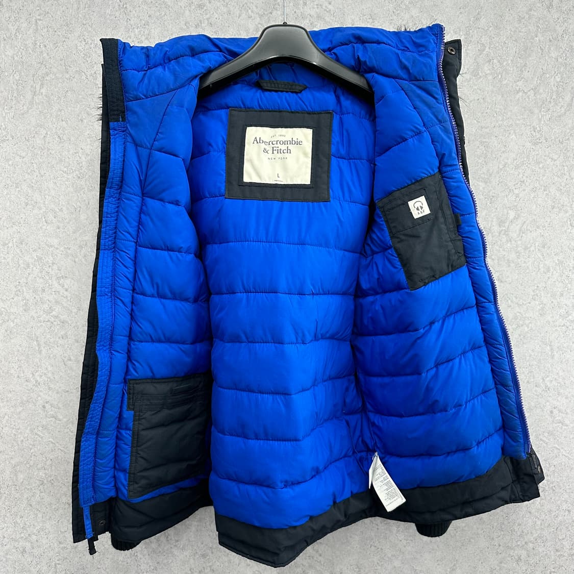 100 아베크롬비 y2k 남자 퍼 패딩 상품이미지3