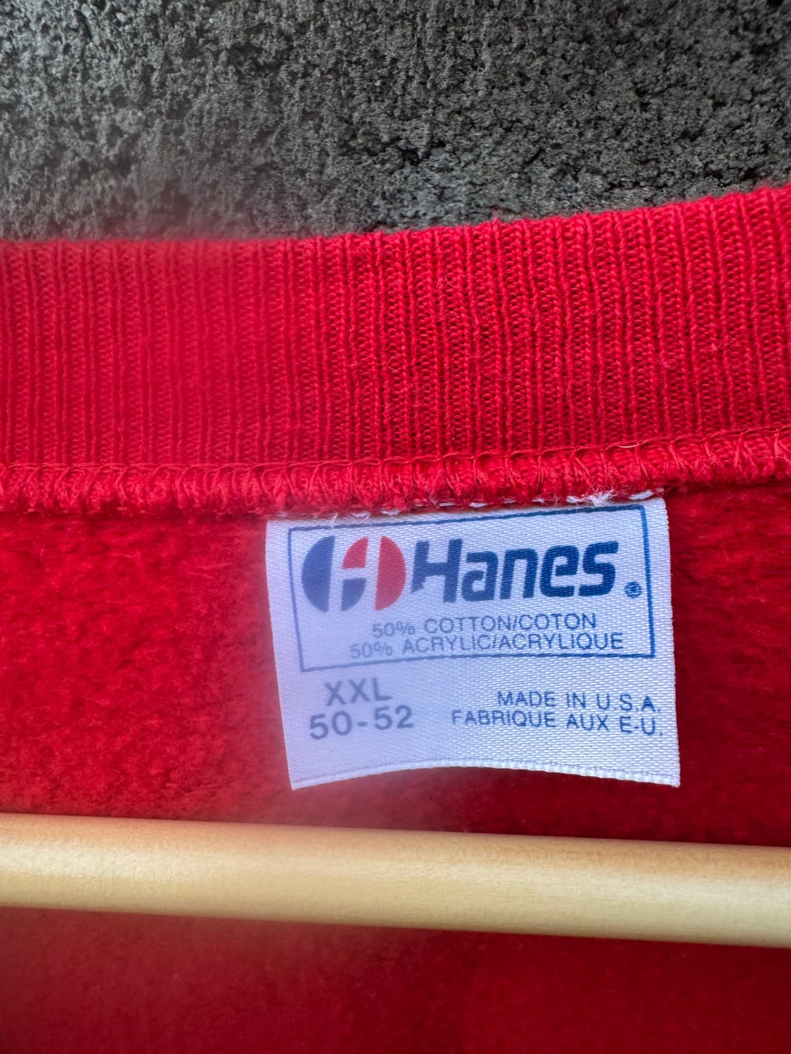 빈티지 Hanes 프린팅 래글런 맨투맨 XXL 상품이미지4