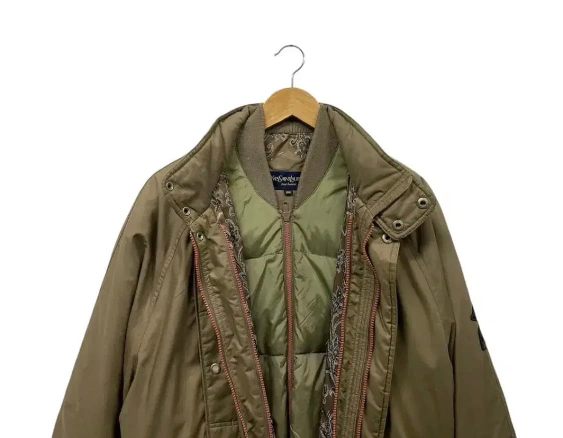 [희귀템]YSL입생로랑 90s 다운 폴리쉘 다운점퍼 L 상품이미지2