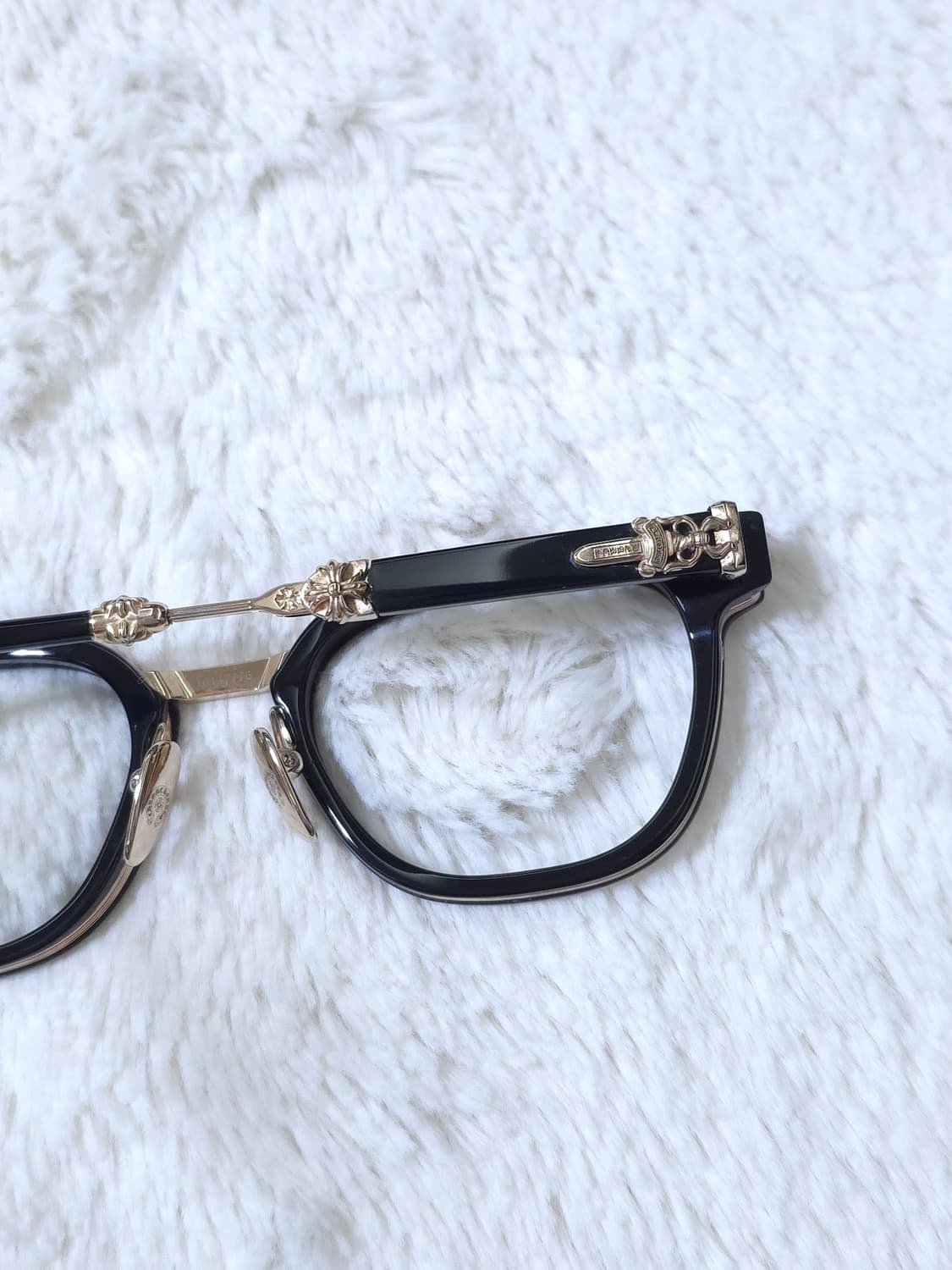 [OS] 크롬하츠 덕버터 안경 블랙 골드 상품이미지6