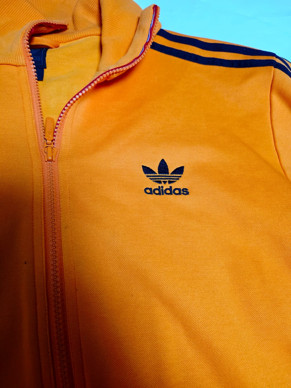 [아디다스] 1974 네덜란드 복각 오렌지 블랙트랙탑져지 실측100 상품이미지5