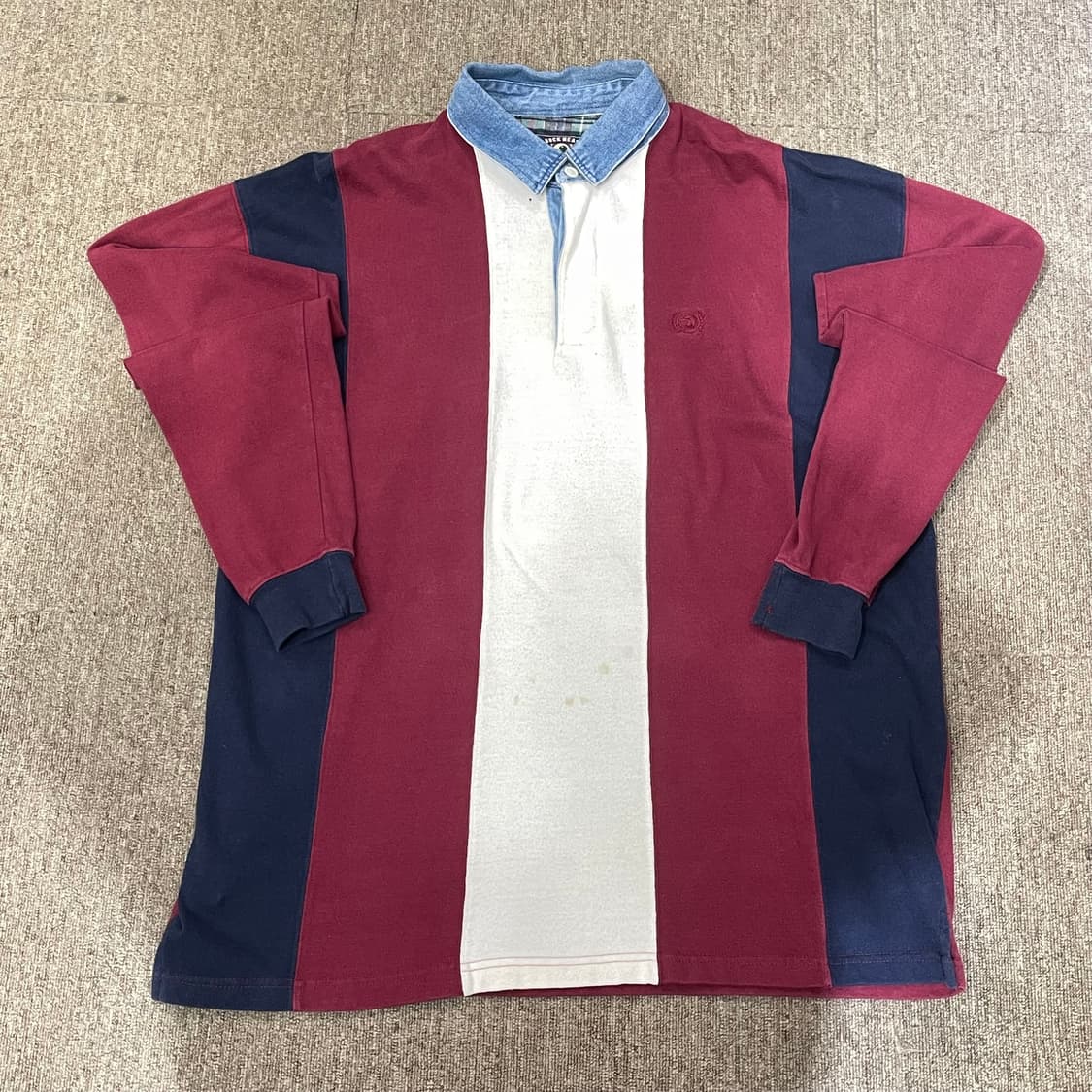 (L) Duck Head 덕 헤드 스트라이프 럭비 셔츠 상품이미지1