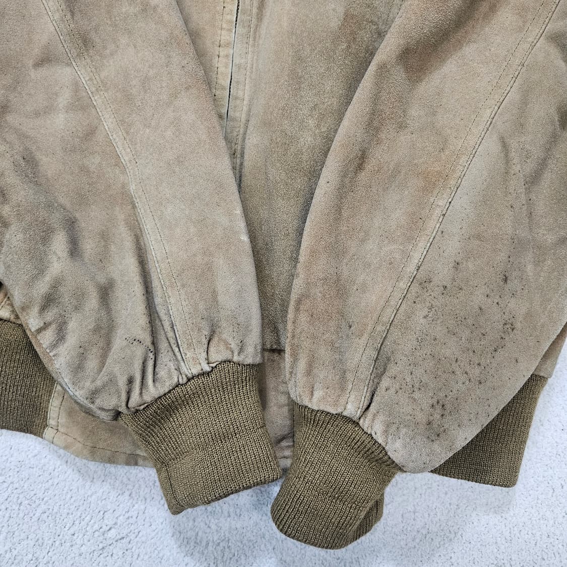 빈티지 스웨이드 봄버 자켓 상품이미지7