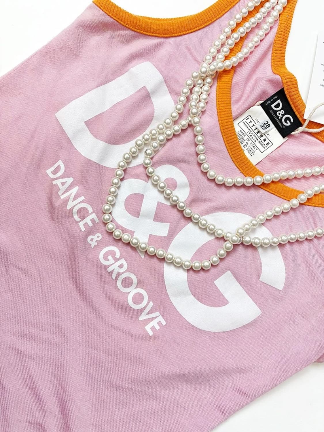 돌체앤가바나 00s 레이어드 Y2K 슬리브리스 PN5046 상품이미지3