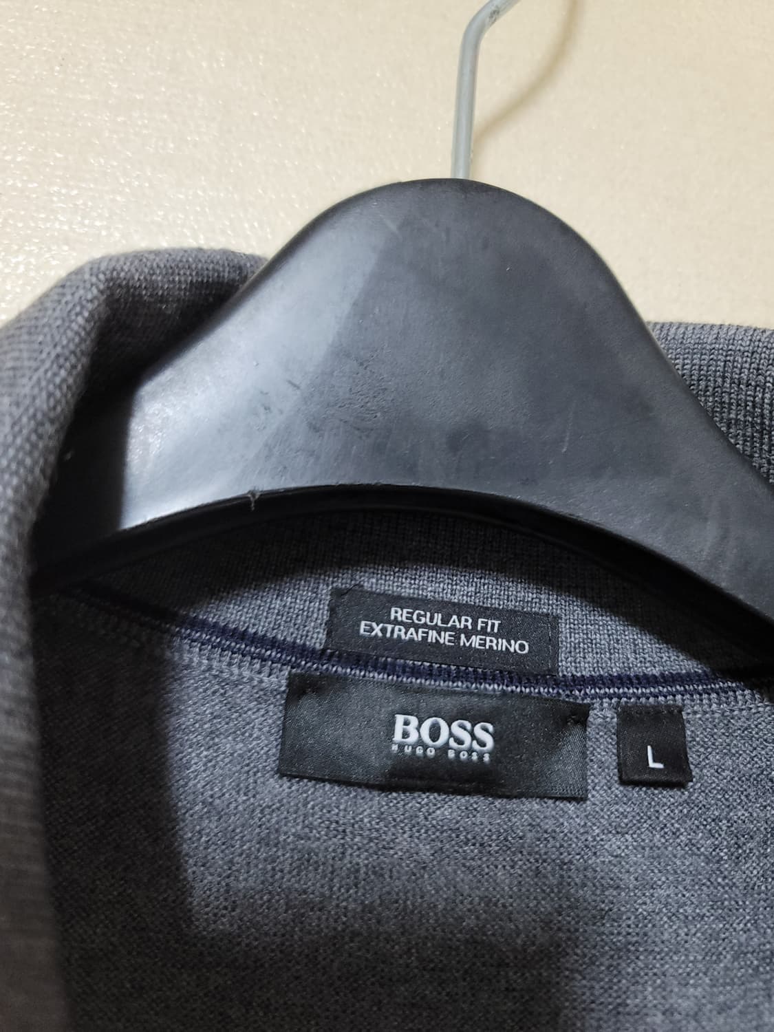 휴고보스 엑스트라파인 메리노울 카라니트 상품이미지6