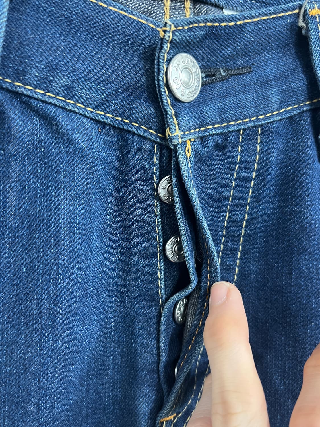 Levis 리바이스 Type 1 버튼 플라이 데님 팬츠 상품이미지5